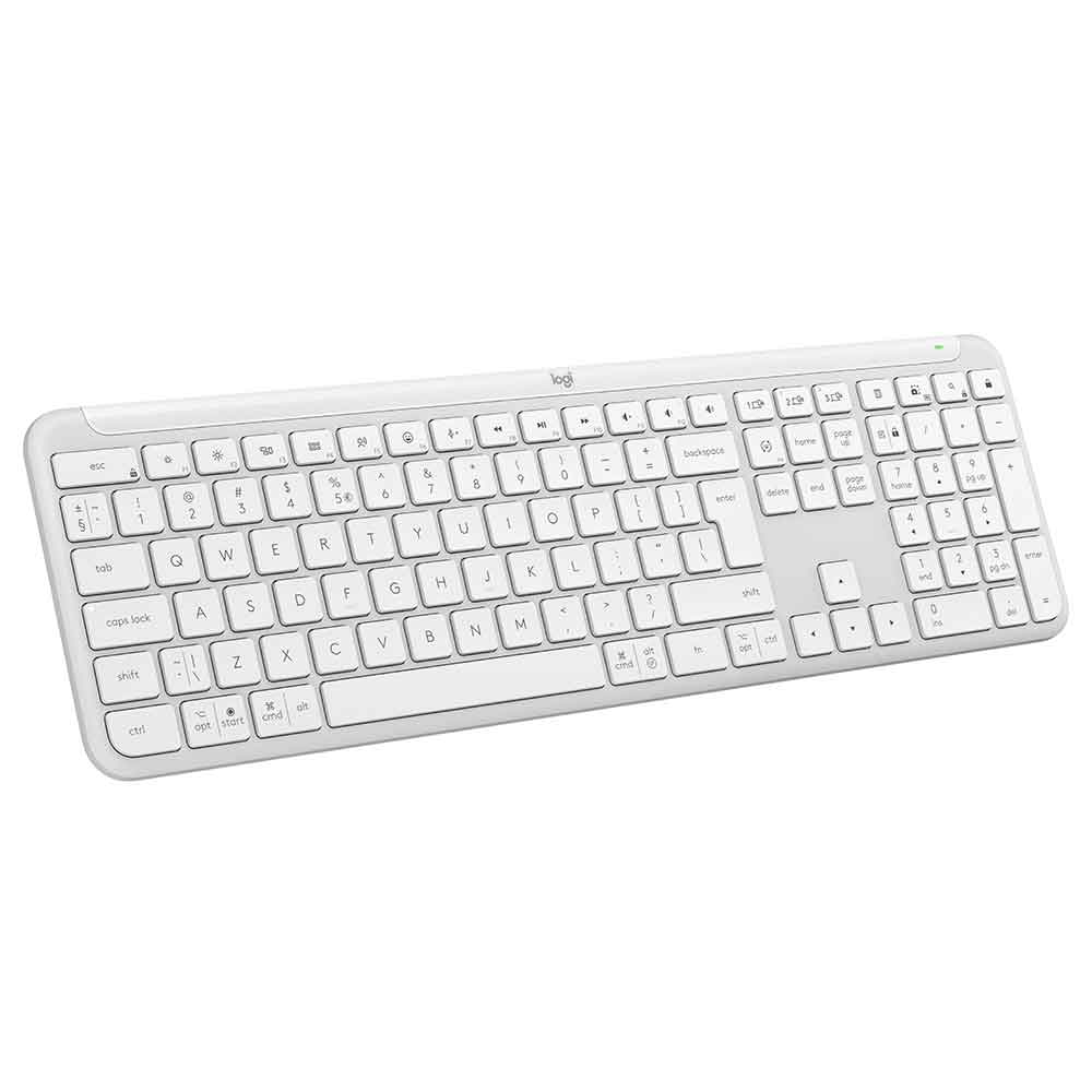 Imagem de TECLADO LOGITECH SIGNATURE SLIM K950 SEM FIO BRANCO - 920-012601