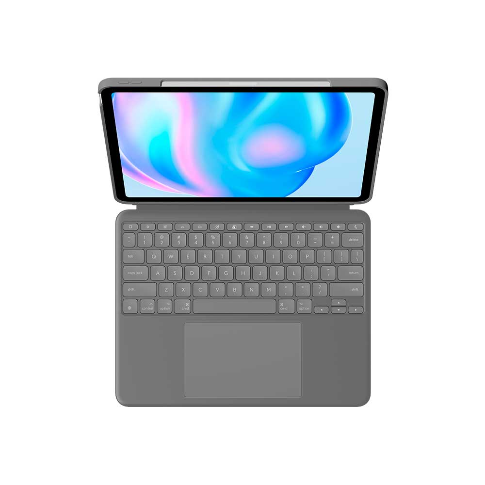 Imagem de CAPA COM TECLADO LOGITECH PARA IPAD PRO 13 M2 CINZA  - 920-012608