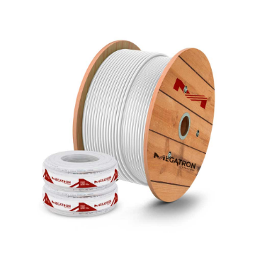 Mostrar detalhes de CABO COAXIAL RF 4MM 2,5DBL 2X26AWG 100M BRANCO MEGATRON Imagem de CABO COAXIAL RF 4MM 2,5DBL 2X26AWG 100M BRANCO MEGATRON