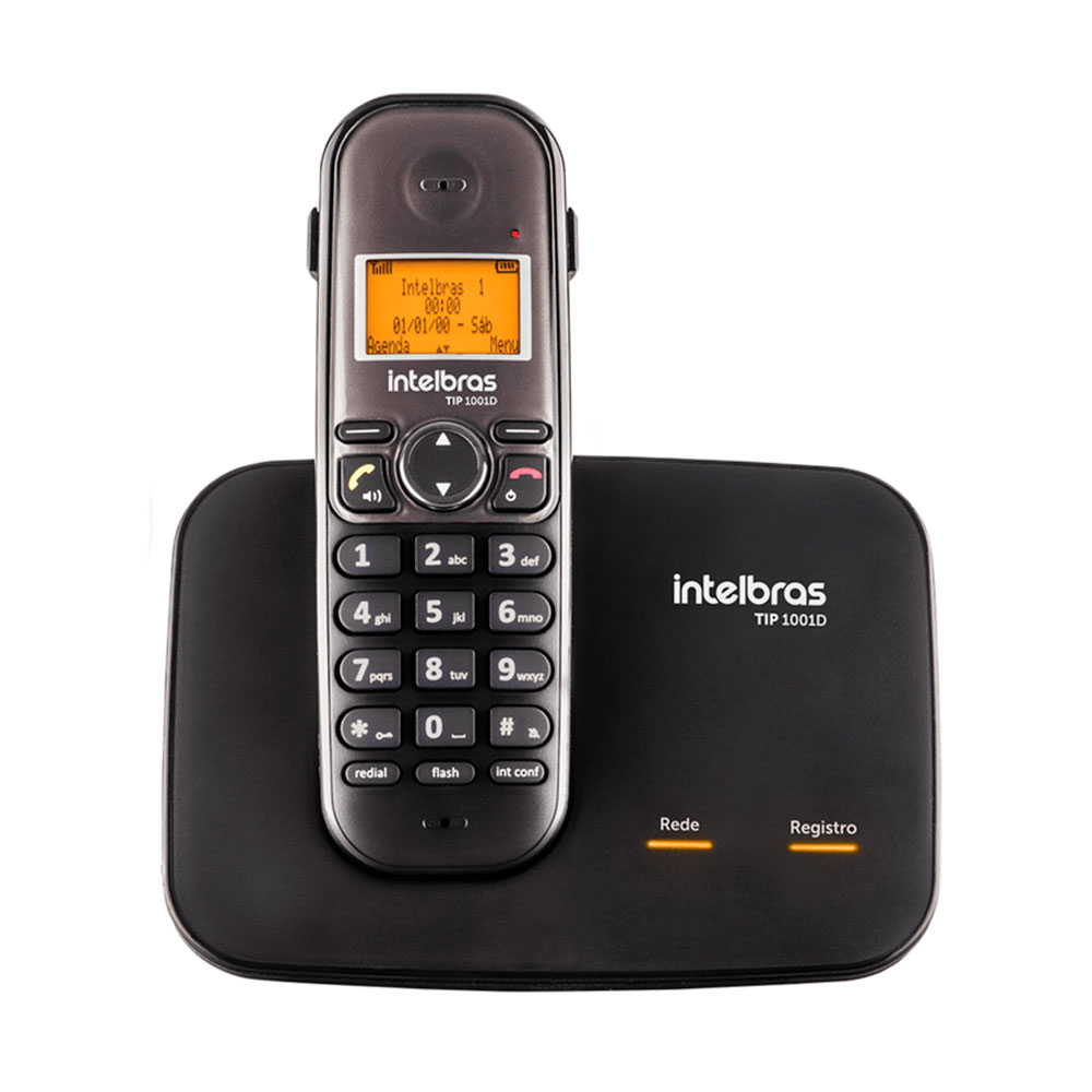 Imagem de TELEFONE INTELBRAS IP TIP 1001 D SEM FIO PRETO - 4061001