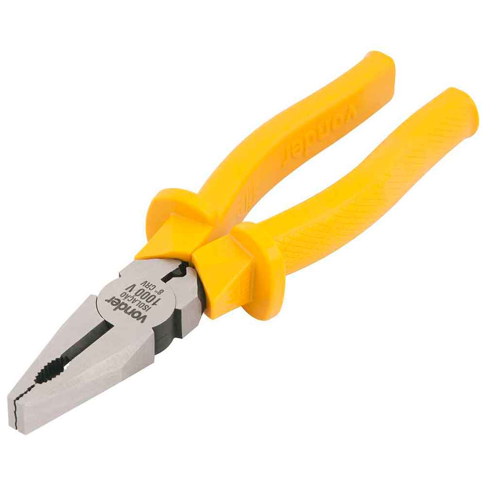 Imagem de ALICATE UNIVERSAL 8" CRV ELETRICISTA ISOLADO 1000V VONDER