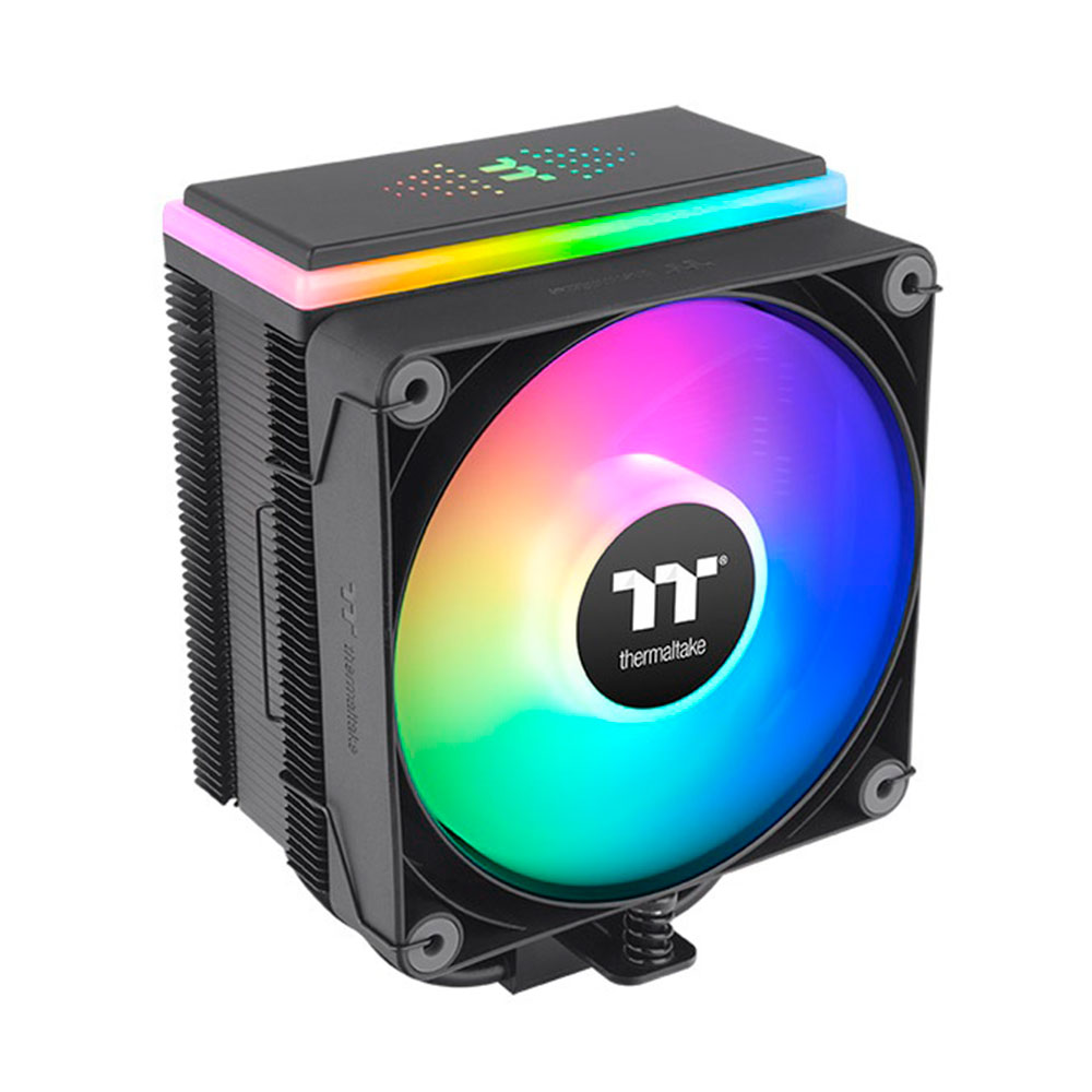 Imagem de COOLER PARA PROCESSADOR THERMALTAKE ASTRIA 400 ARGB LIGHTNING 6 HEATPIPES 120MM - CL-P120-CA12SW-A