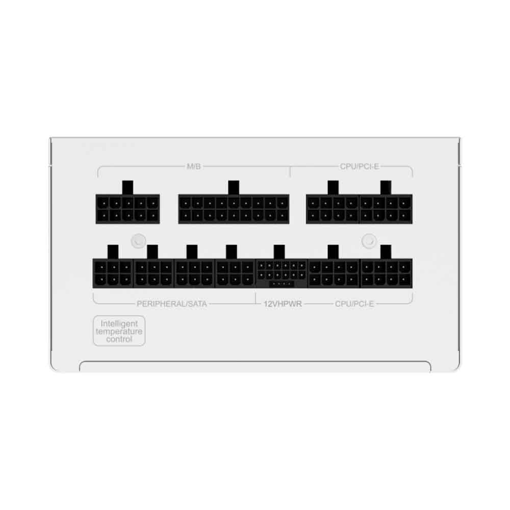 Imagem de FONTE DE ALIMENTACAO GAMEMAX 850W 80 PLUS GOLD FULL MODULAR - GX850 PRO BRANCO