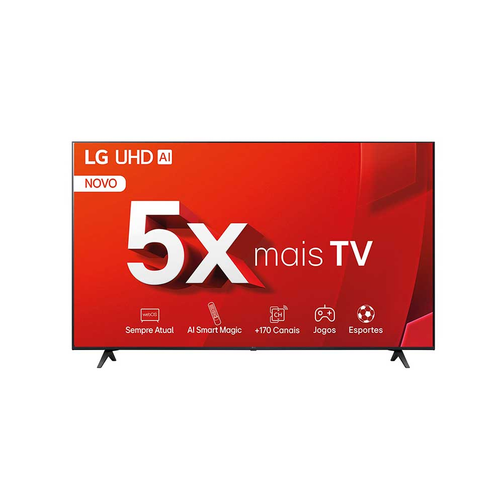 Imagem de TV LG 50" 4K UHD SMART TV HDMI/USB/THINQ AI - 50UT801C0SA.AWZ