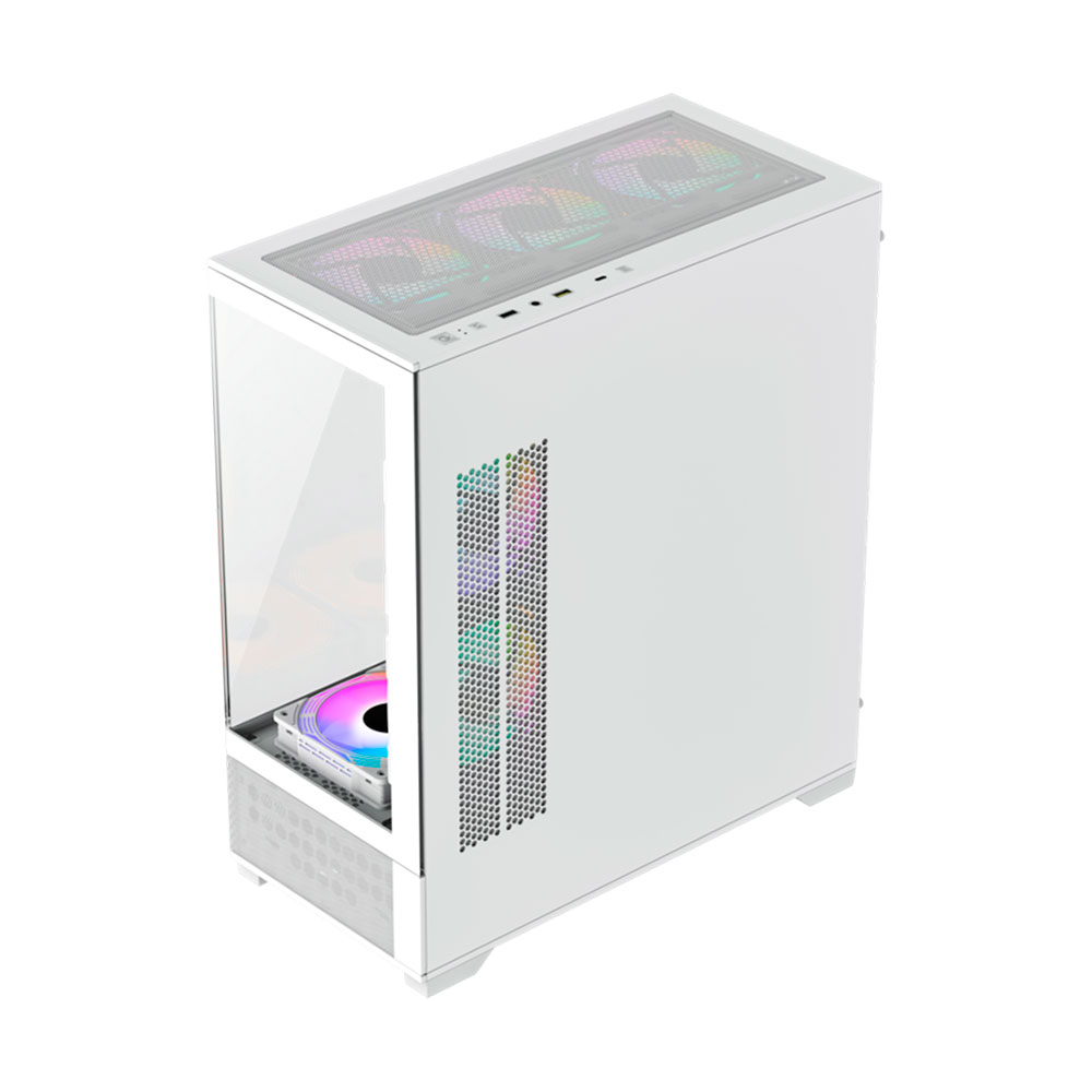 Imagem de GABINETE GAMER GAMEMAX VISTA AW ATX/ITX/E-ATX BRANCO - X214100901971