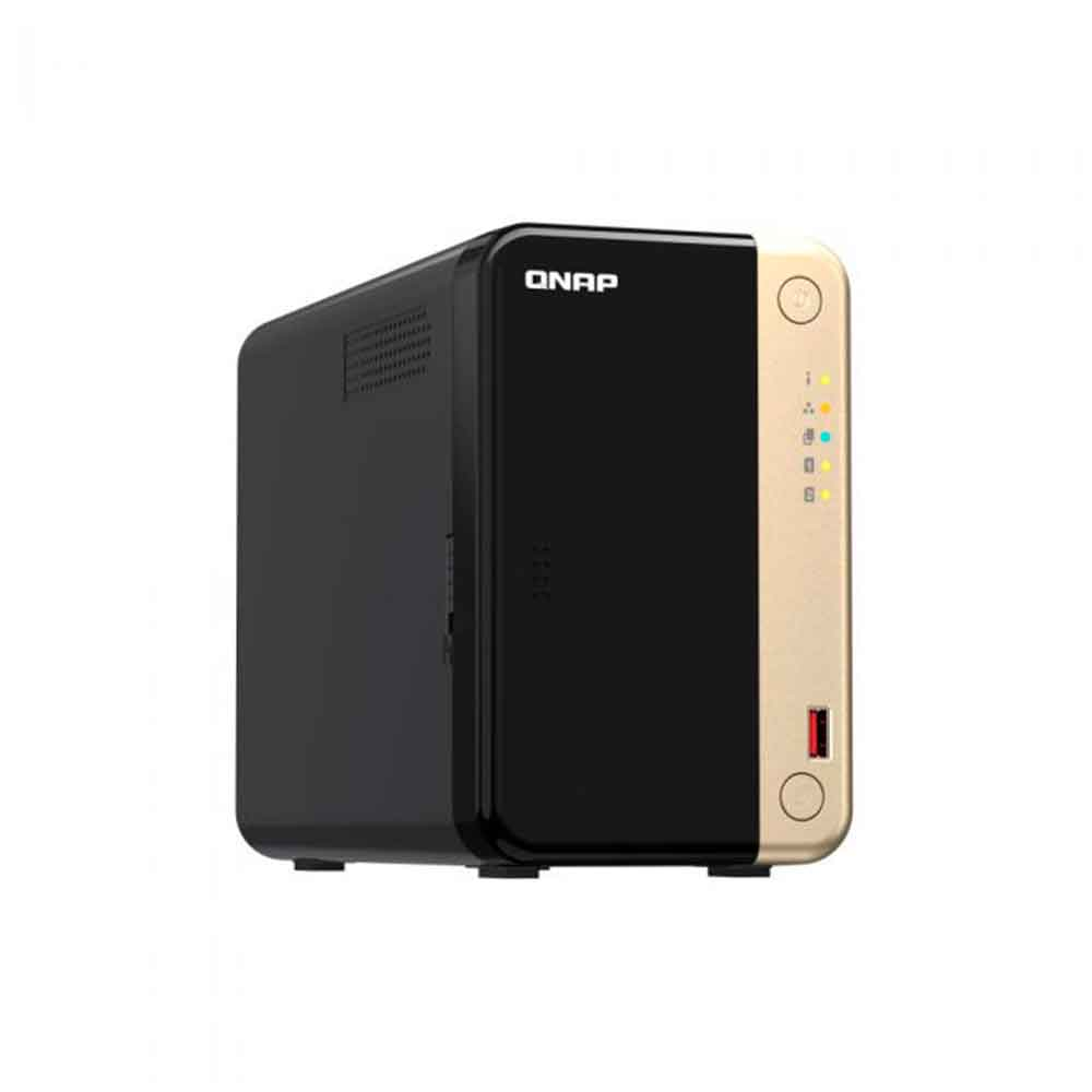 Imagem de STORAGE NAS QNAP 2 BAIAS INTEL CELERON N5095 4 CORE, 2.9GHZ, 8GB, 2x 2.5 GBE TORRE- TS-264-8G-BR