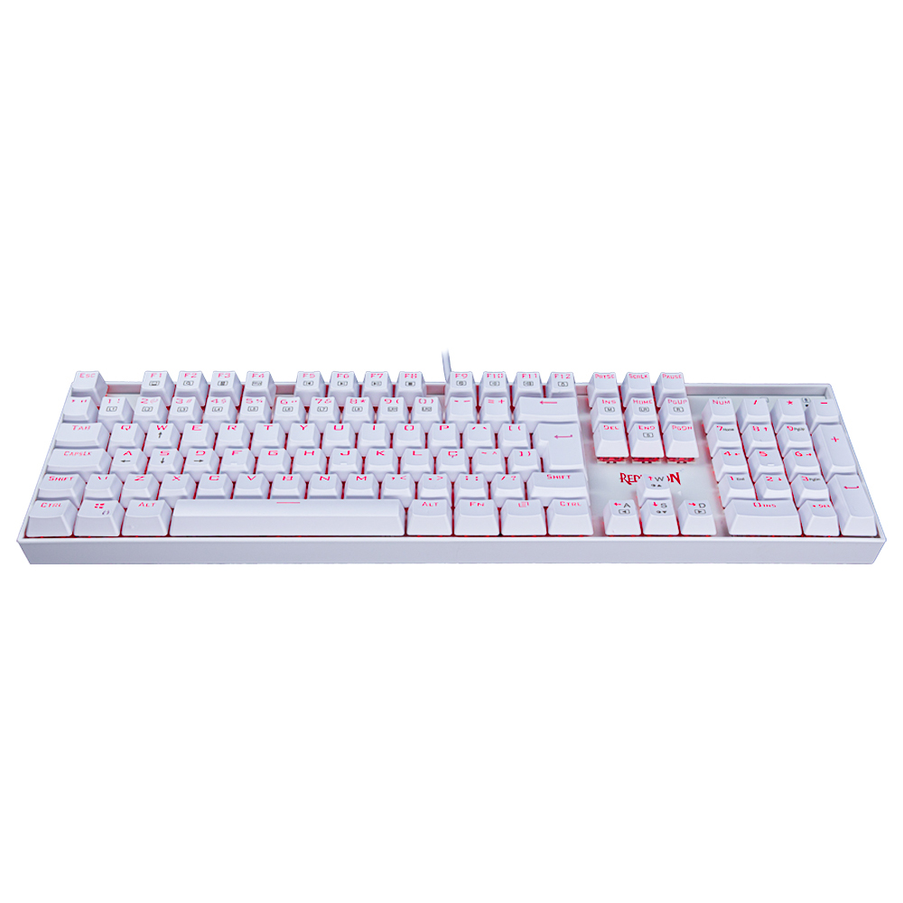 Imagem de TECLADO MECANICO REDRAGON MITRA K551W SINGLE COLOR SWITCH BLUE