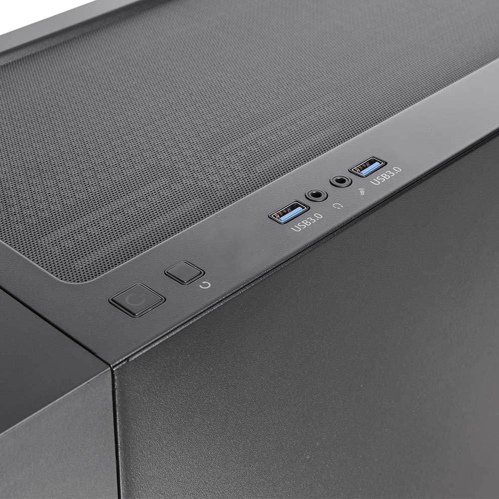 Imagem de GABINETE GAMER THERMALTAKE H570 TG ARGB BLACK C/ 3 FANS FRONTAIS 120MM - CA-1T9-00M1WN-01