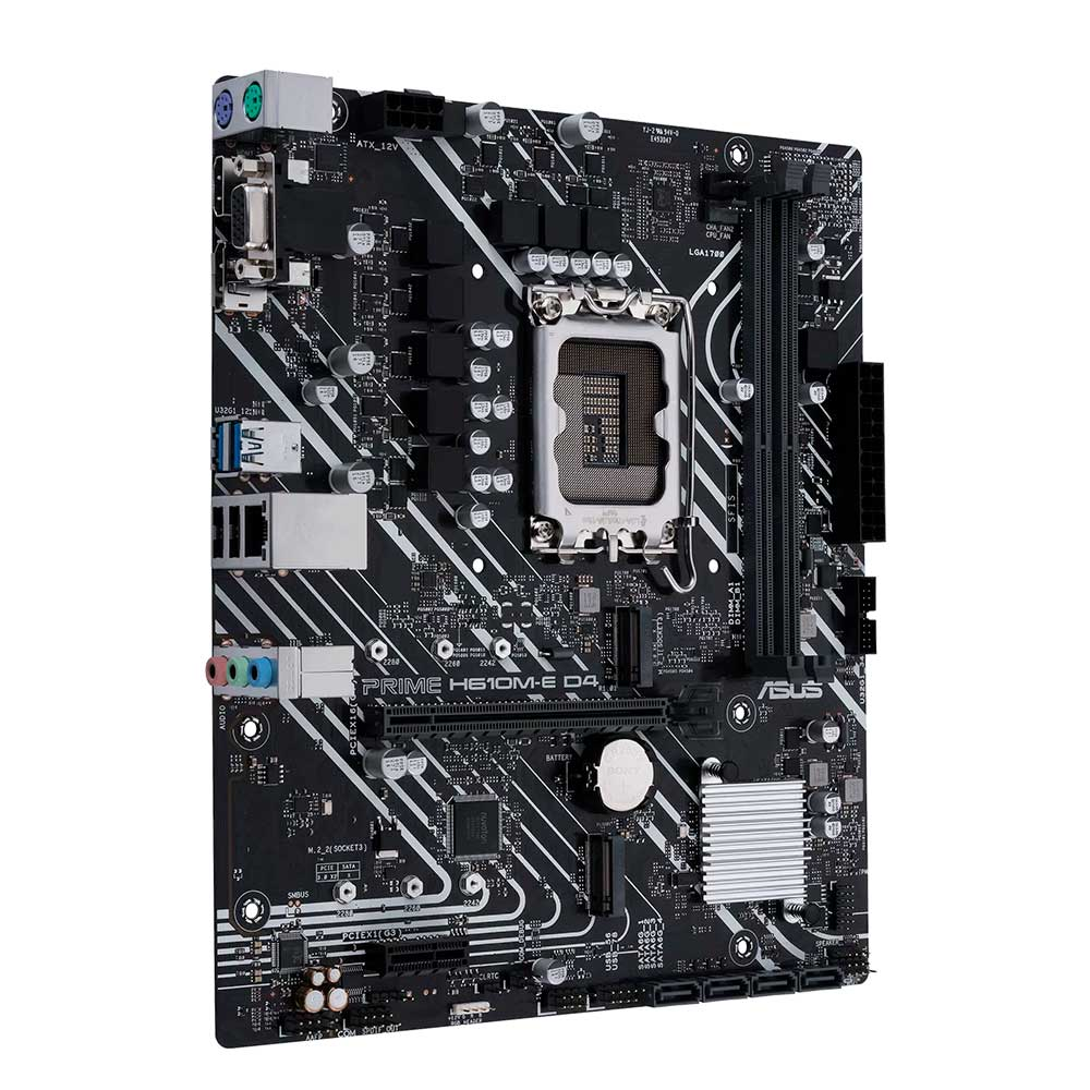 Imagem de PLACA MAE (INTEL) ASUS PRIME H610M-E D4 DDR4 LGA1700 12° 13° E 14° GERACAO