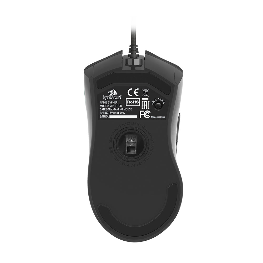 Imagem de MOUSE GAMER REDRAGON COBRA CYPHER LITE RGB M611-RGB PRETO