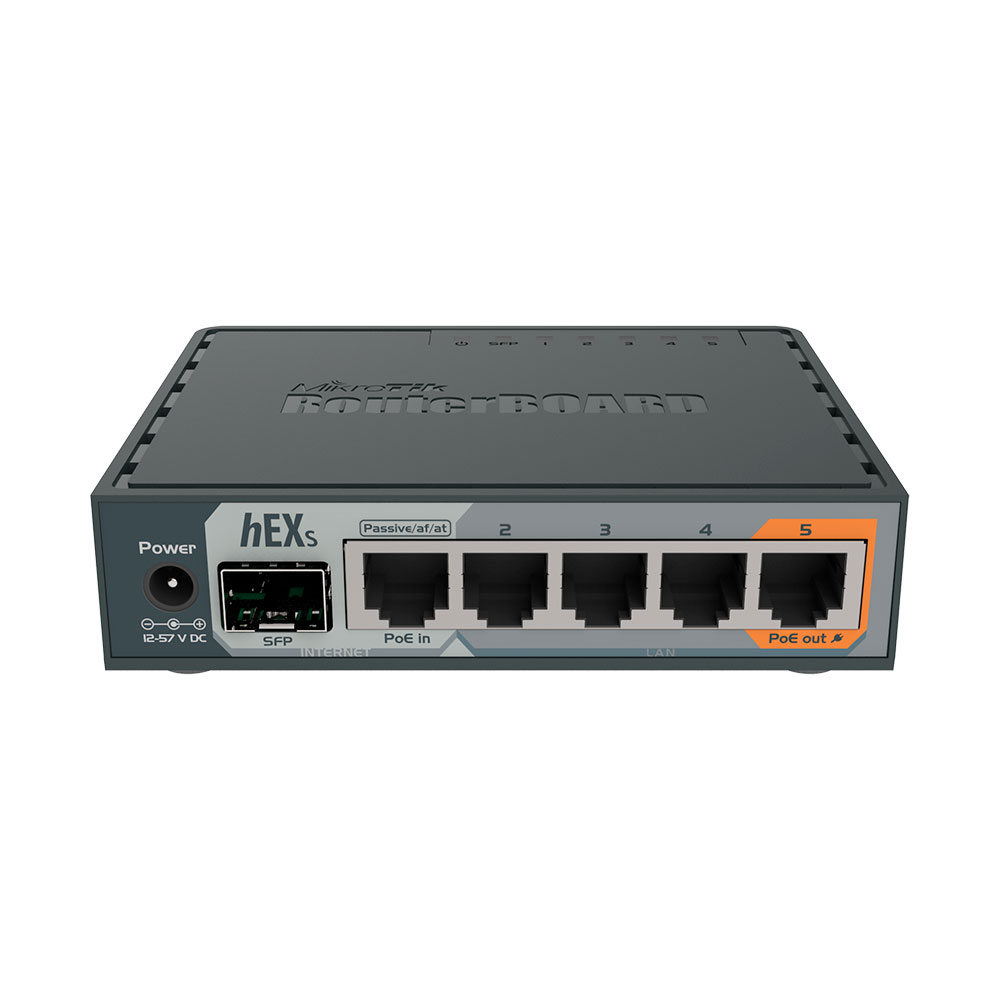 Mostrar detalhes de ROTEADOR ROUTER BOARD RB760IGS HEX S - MIKROTIK Imagem de ROTEADOR ROUTER BOARD RB760IGS HEX S - MIKROTIK