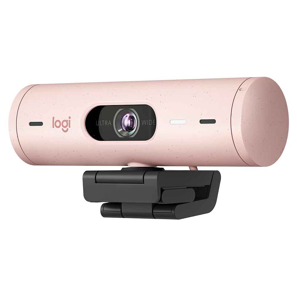 Imagem de WEBCAM LOGITECH BRIO 500 FULL HD ROSE - 960-001418