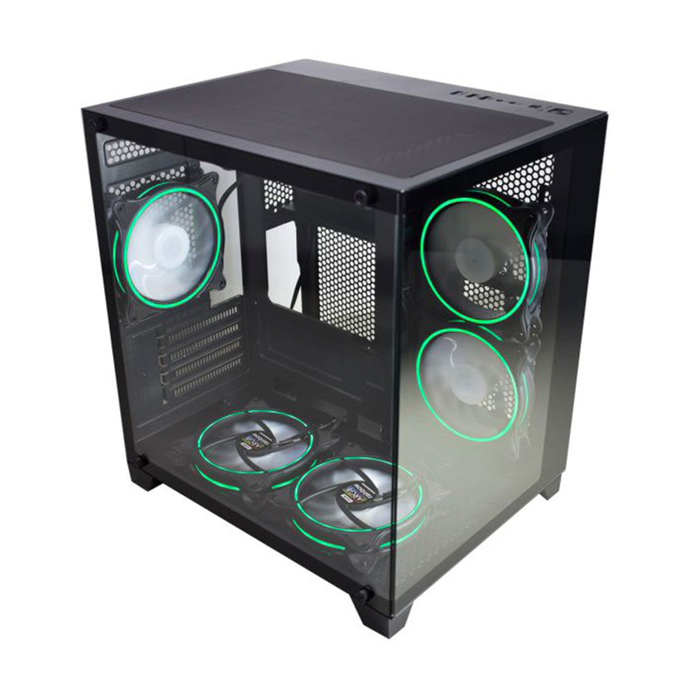 Imagem de GABINETE GAMER K-MEX AQUARIO CG-0305 MICRO ATX PRETO