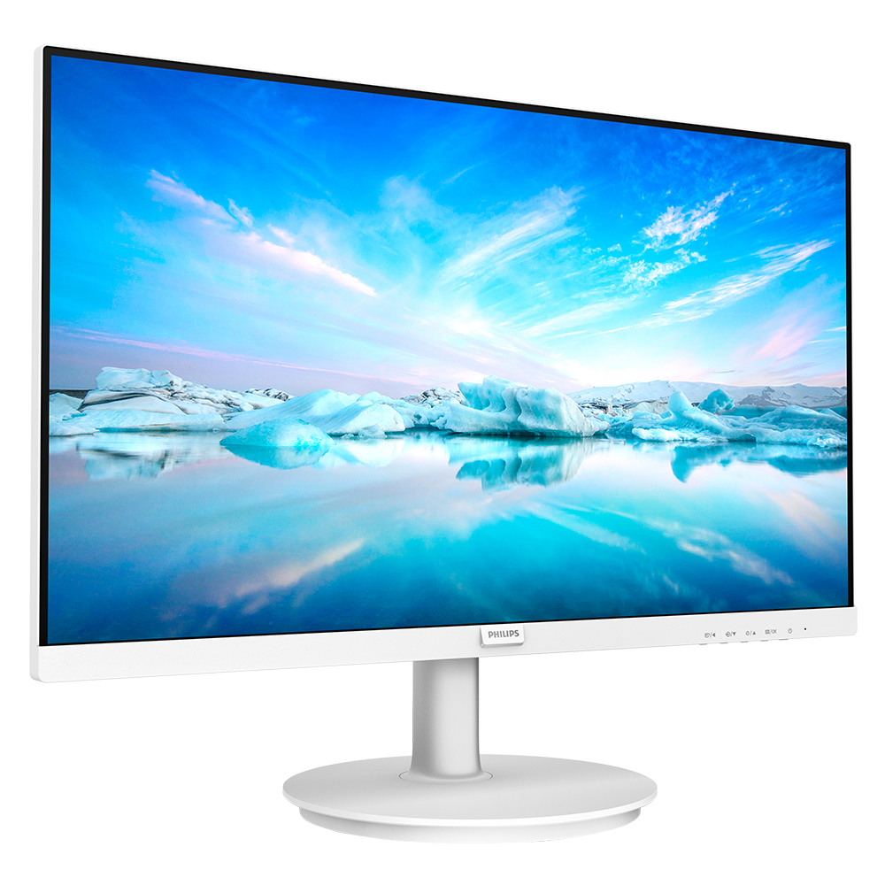 Imagem de MONITOR 21,5" PHILIPS LED 221V8LW WIDESCREEN BRANCO VGA / HDMI / 75HZ / 4MS