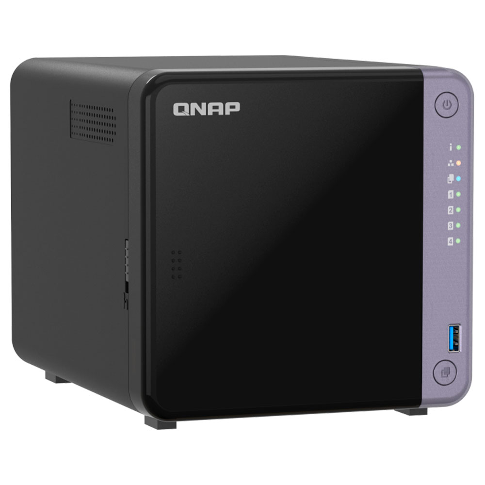 Mostrar detalhes de STORAGE NAS QNAP 4 BAIAS 4-CORE 4GB RAM DDR4 3P LAN 2P USB 1 SLOT PCLE - TS-432X-4G-US Imagem de STORAGE NAS QNAP 4 BAIAS 4-CORE 4GB RAM DDR4 3P LAN 2P USB 1 SLOT PCLE - TS-432X-4G-US