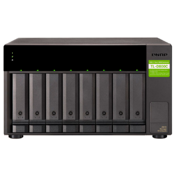 Mostrar detalhes de GABINETE DE EXPANSAO PARA STORAGE NAS QNAP 8 BAIAS COM ENTRADA USB-C 3.2 - TL-D800C-US Imagem de GABINETE DE EXPANSAO PARA STORAGE NAS QNAP 8 BAIAS COM ENTRADA USB-C 3.2 - TL-D800C-US