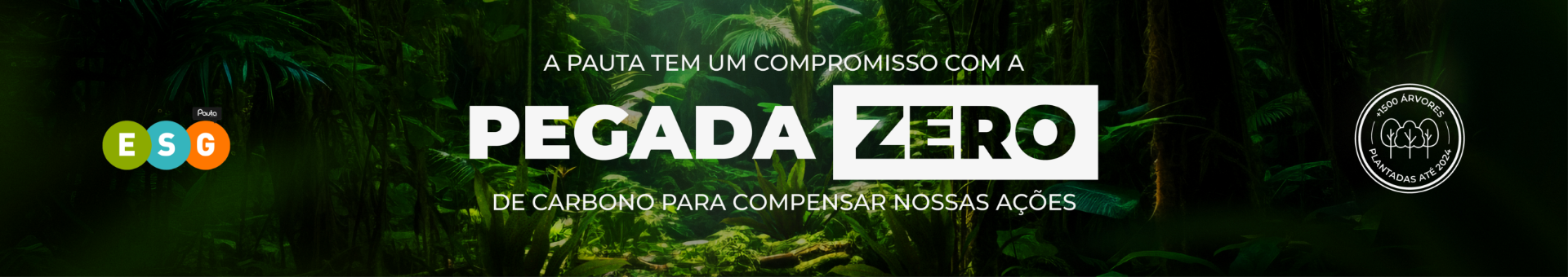 banner fixo - pegada de carbono zero
