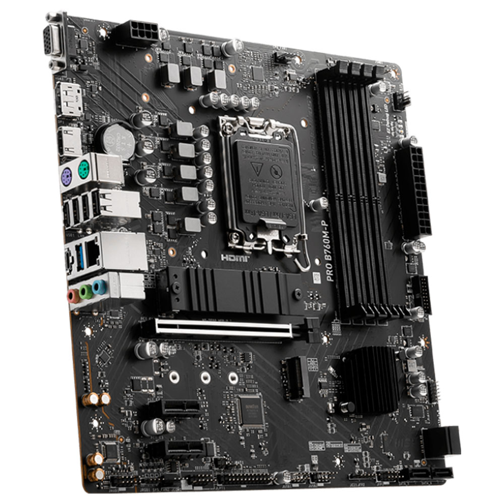 Imagem de PLACA MAE (INTEL) MSI PRO PRO B760M-P DDR5 LGA1700 12° 13° E 14° GERACAO
