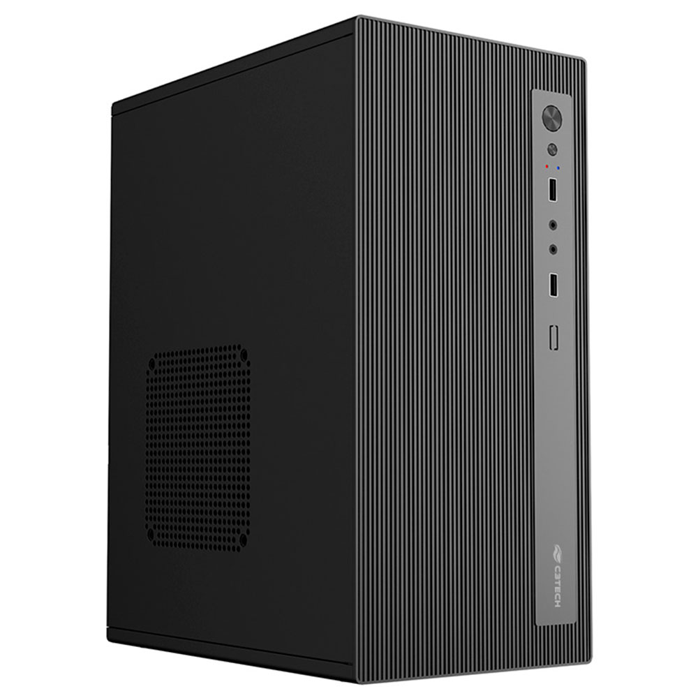 Imagem de GABINETE MICRO-ATX C3TECH MT-36BK COM FONTE 200W