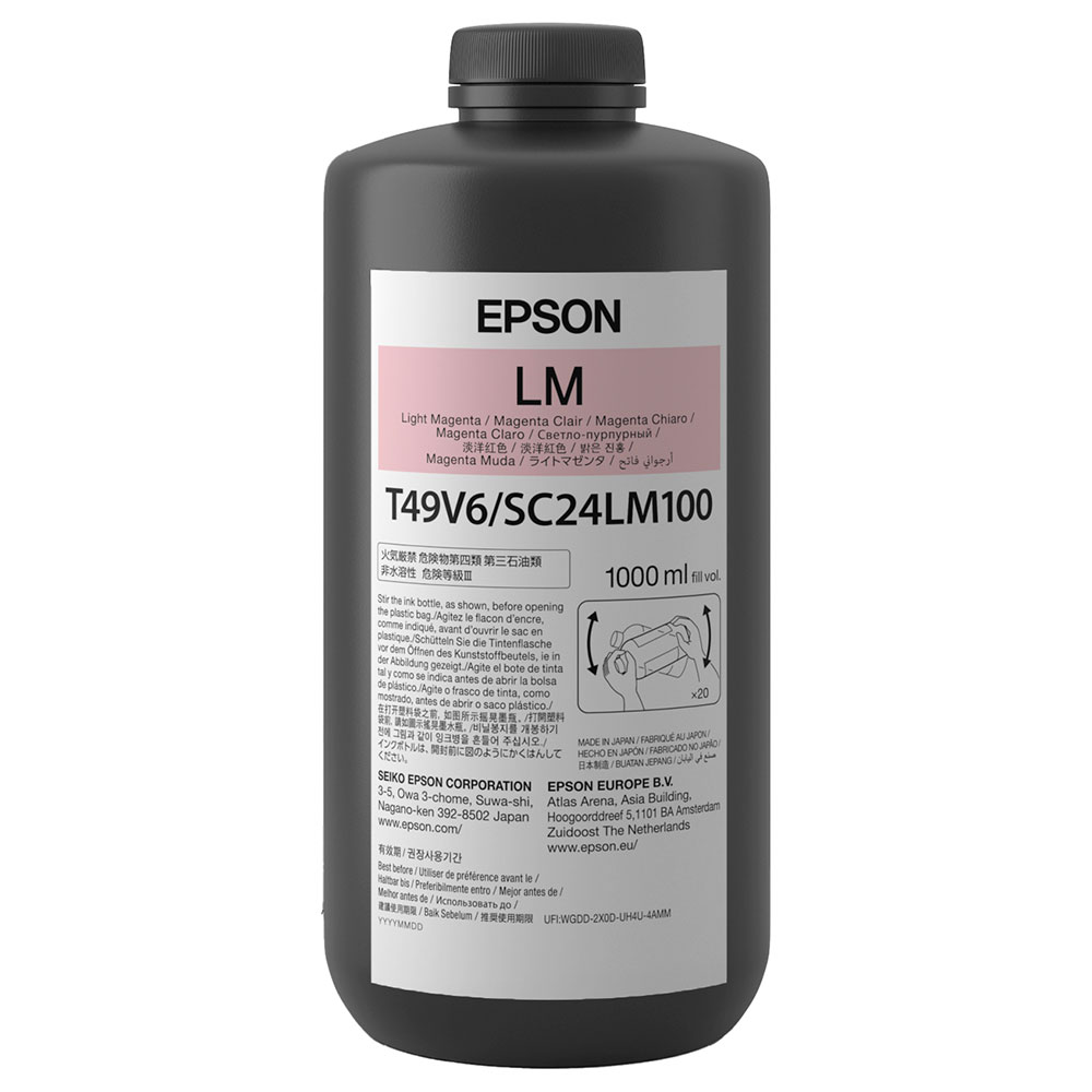 Imagem de TINTA ULTRACHROME EPSON T49V510 CIANO CLARO 1L