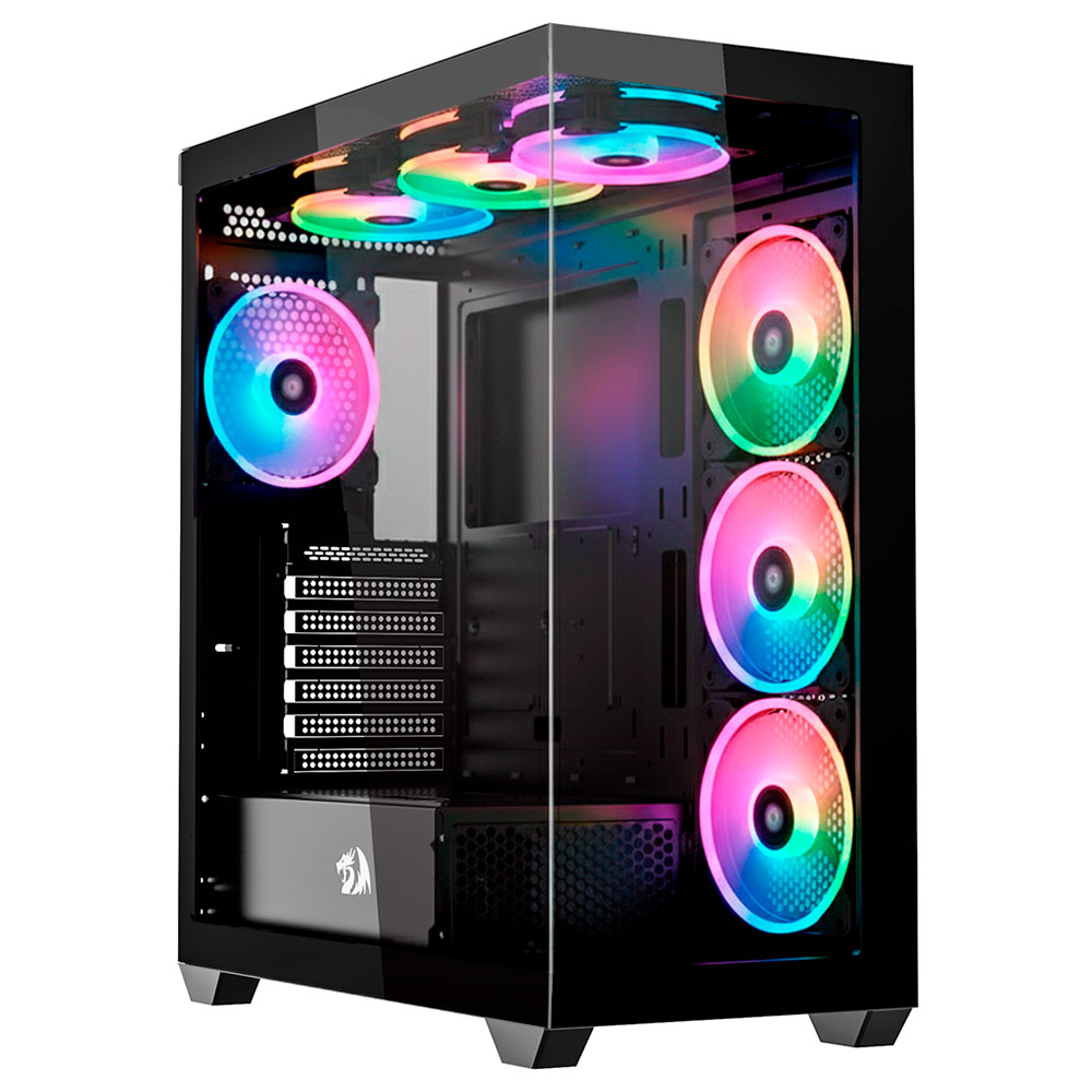 Mostrar detalhes de GABINETE GAMER REDRAGON DEFLECT PRETO CA-609B Imagem de GABINETE GAMER REDRAGON DEFLECT PRETO CA-609B