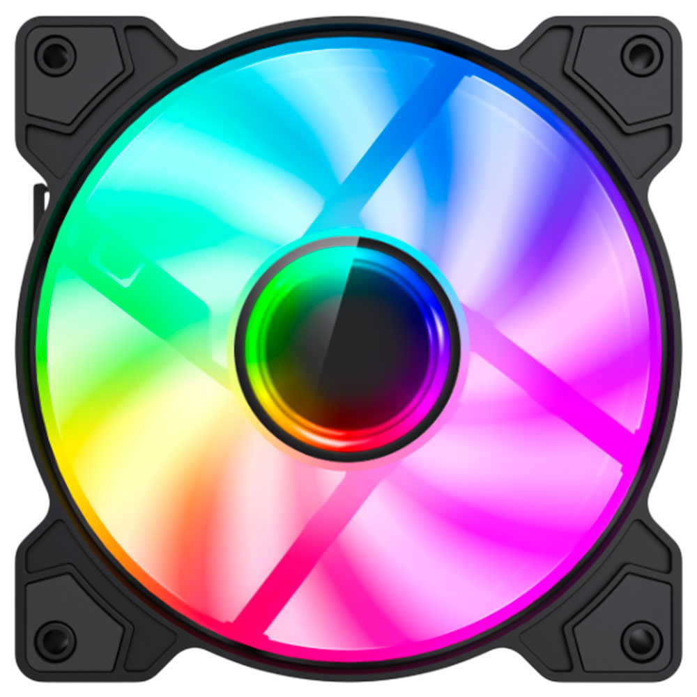 Imagem de COOLER GAMEMAX AUSTRA BLACK MASTER FN12A-M6I-B ARGB