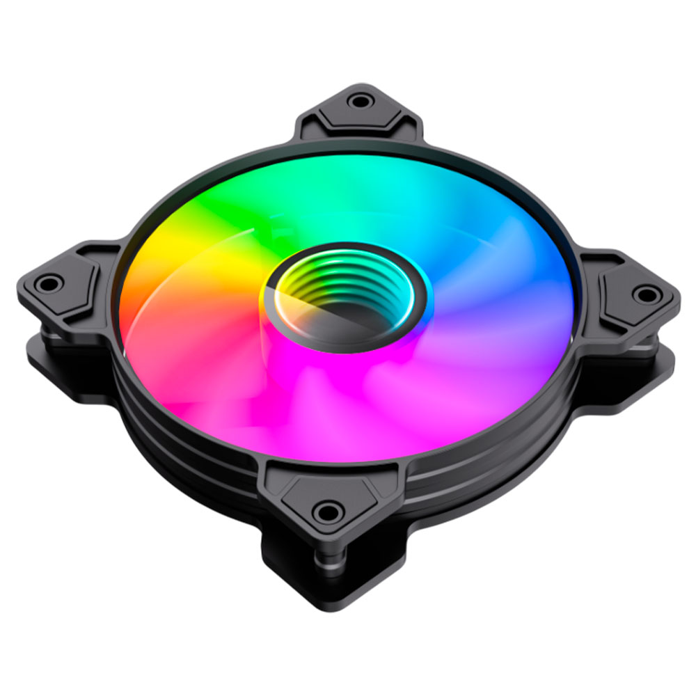 Imagem de COOLER GAMEMAX AUSTRA BLACK MASTER FN12A-M6I-B ARGB