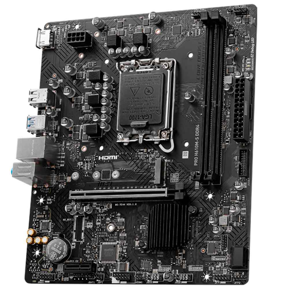 Imagem de PLACA MAE (INTEL) MSI PRO H610M-S DDR4 LGA1700 12° 13° E 14° GERACAO