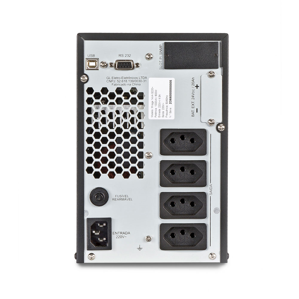 Imagem de NOBREAK SMS SENOIDAL 1000VA/800W MONO/220V 23660 MIRAGE TORRE