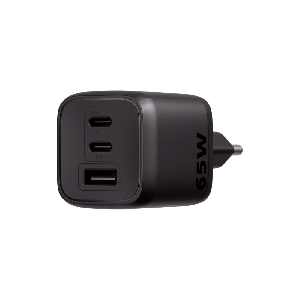 Imagem de CARREGADOR INTELBRAS EC 21 POWER 65W GAN 2P USB-C MAIS 1P USB-A - 4820190