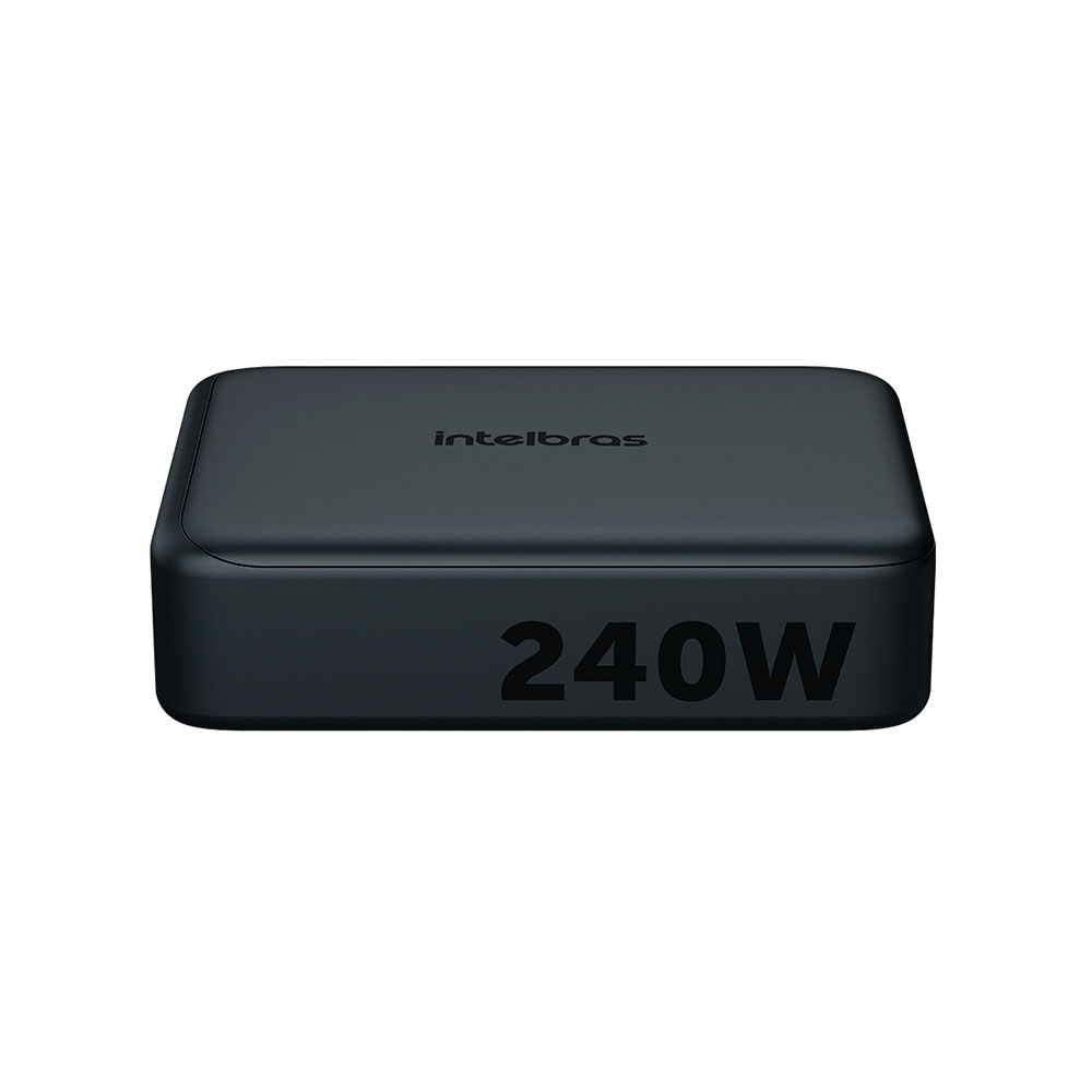 Imagem de CARREGADOR INTELBRAS EC 40 DESKTOP 240W GAN 4P USB-C - 4820189