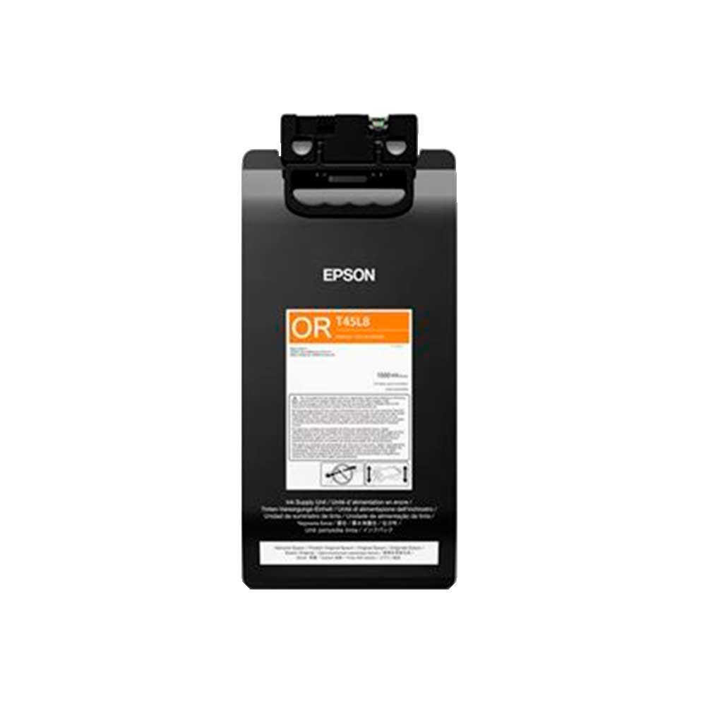 Imagem de TINTA SOLVENTE ULTRACHROME GS3 EPSON T45L820 LARANJA 1,5L - S80600L