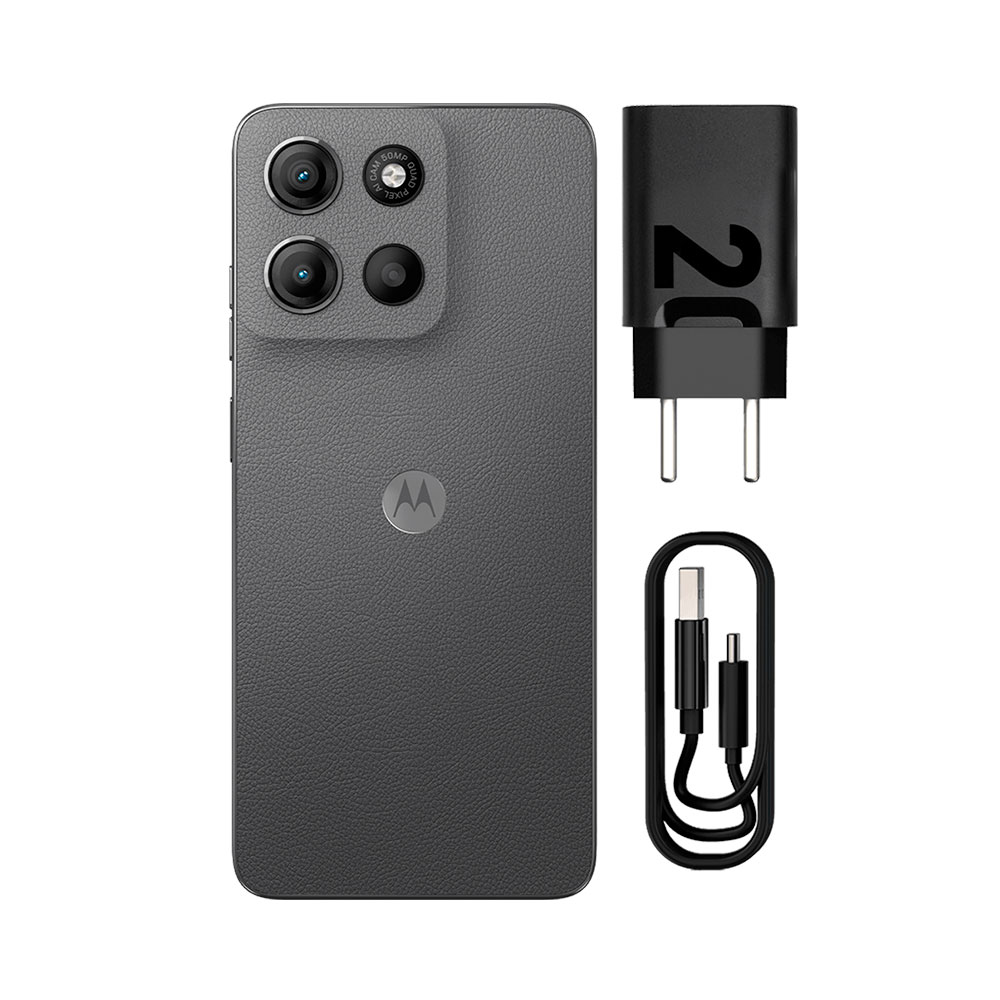Imagem de SMARTPHONE MOTOROLA G15 XT2521-2 6,7" FHD/ 4G/ 12GB RAM BOOST*/ 256GB/ ANDROID 15/ GRAFITE