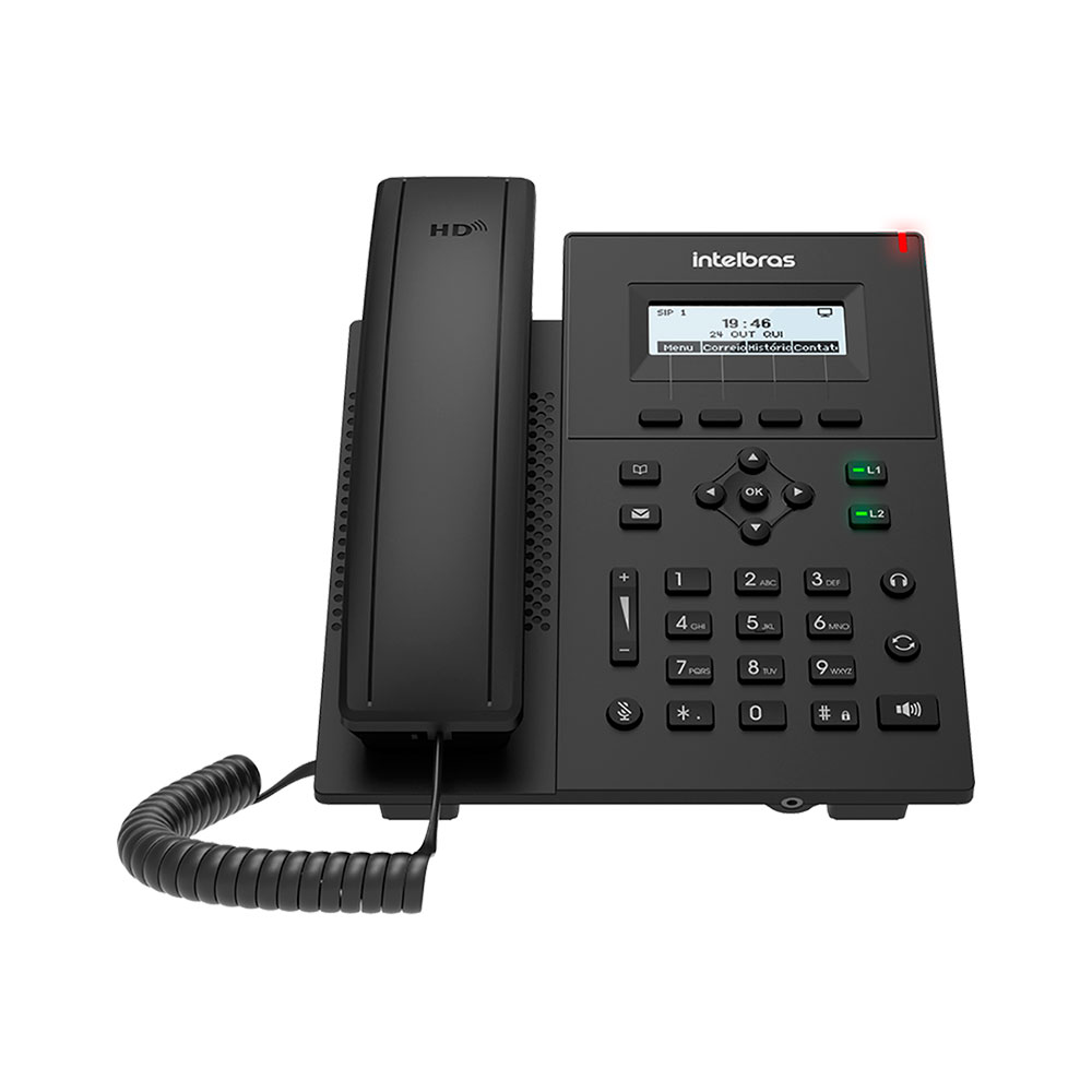 Imagem de TELEFONE INTELBRAS IP V3001 COM FIO MESA/PAREDE PRETO - 4063001
