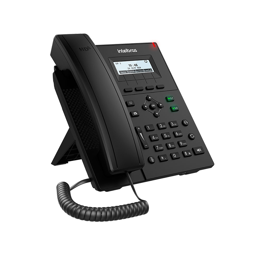 Imagem de TELEFONE INTELBRAS IP V3001 COM FIO MESA/PAREDE PRETO - 4063001