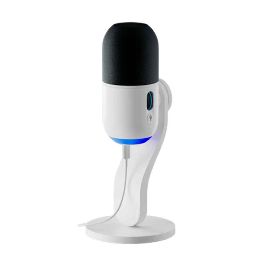 Imagem de MICROFONE LOGITECH P/ JOGOS YETI GX RGB LIGHTSYNC BRANCO - 988-000575