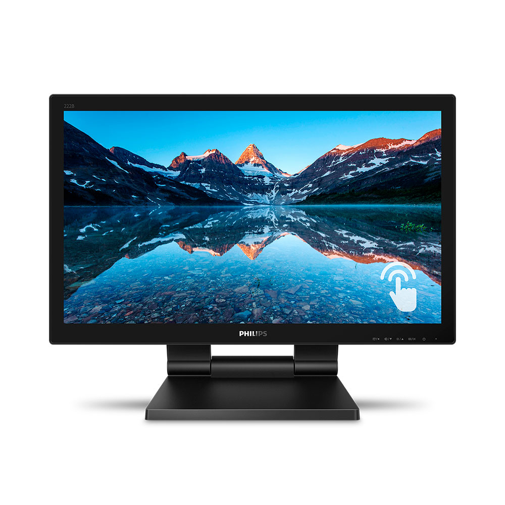 Imagem de MONITOR TOUCH SCREEN PHILIPS 222B9TA 21,5" FDH / 60HZ / 2MS / VGA / HDMI / DVI / DP 1.2 / USB