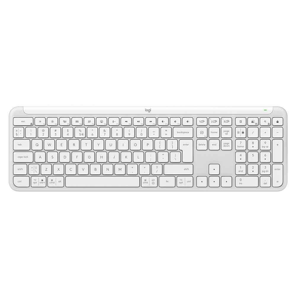 Imagem de TECLADO LOGITECH SIGNATURE SLIM K950 SEM FIO BRANCO - 920-012601
