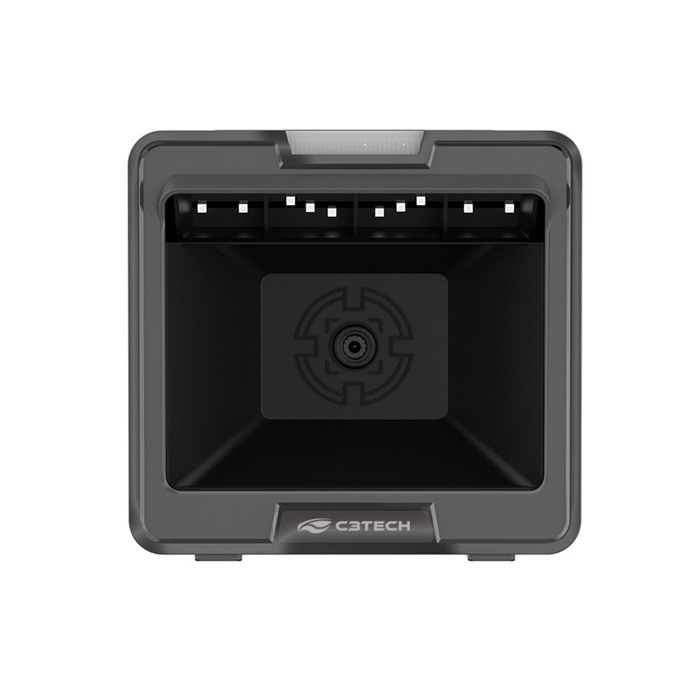 Imagem de LEITOR DE CODIGO DE BARRAS C3TECH FIXO 1D/2D USB LB-D500BK
