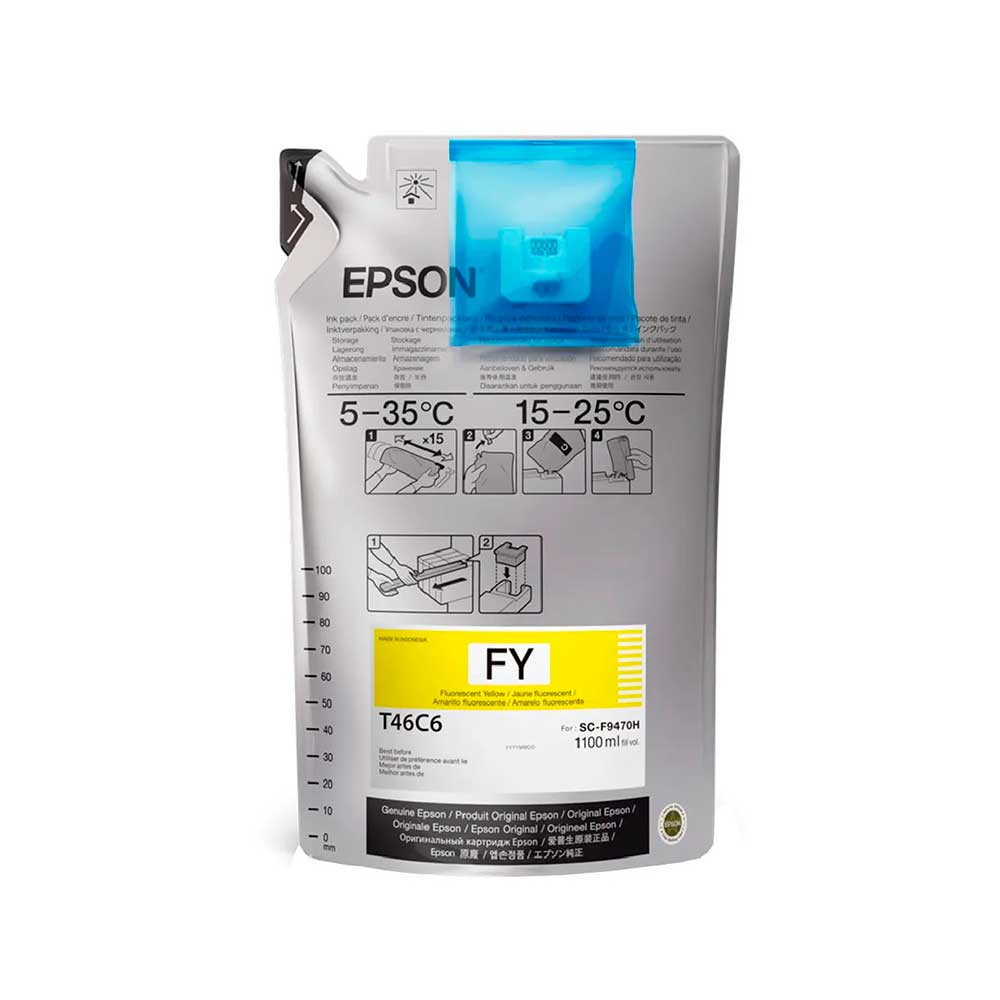 Imagem de TINTA EPSON SUBLIMATICA ULTRACHROME T46C620 AMARELO FLUORESCENTE 1.1L -  F9470H
