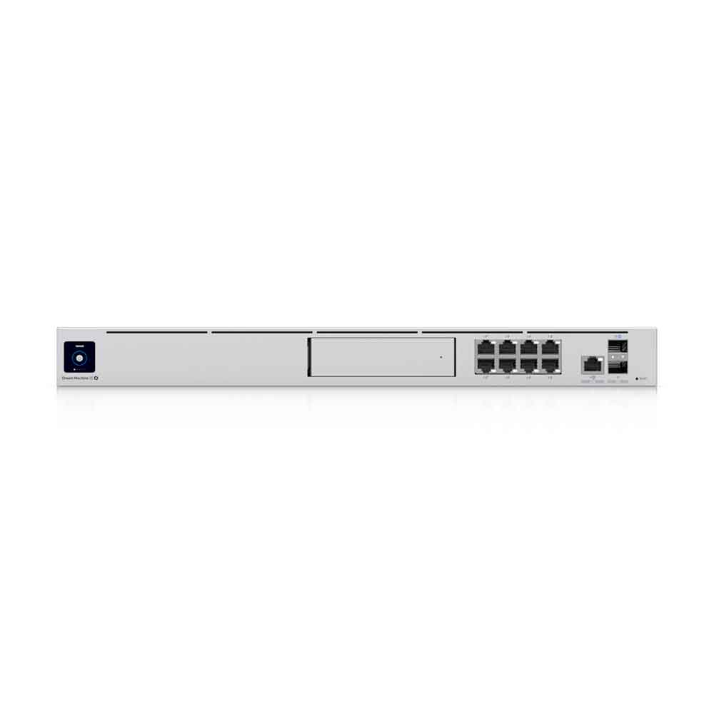 Imagem de ROTEADOR/FIREWALL UBIQUITI DUAL WAN 10GB C/08 PORTAS POE GIGABIT + 2 SFP+ DE 10GB E NVR UNIFI DREAM