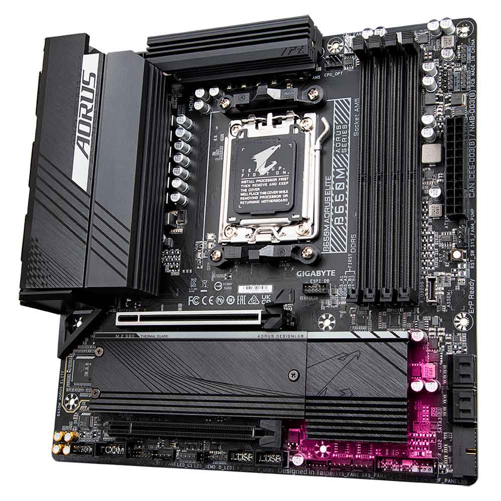 Imagem de PLACA MAE (AMD) GIGABYTE B650M AORUS ELITE 1.3 DDR5 AM5