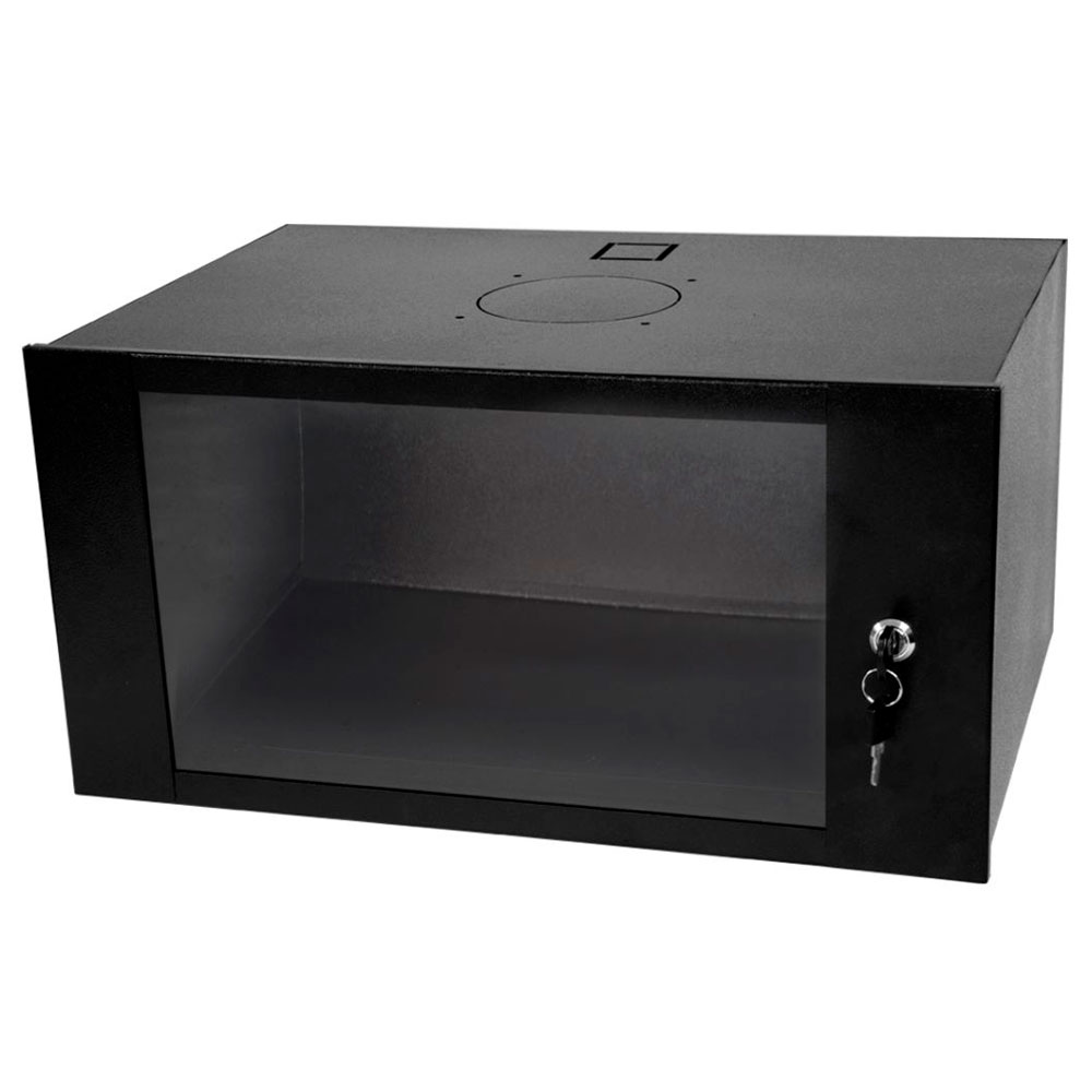 Imagem de RACK PADRAO 19 POL 5U X 350MM PRETO VISOR DE ACRILICO - 475 - GFORCE