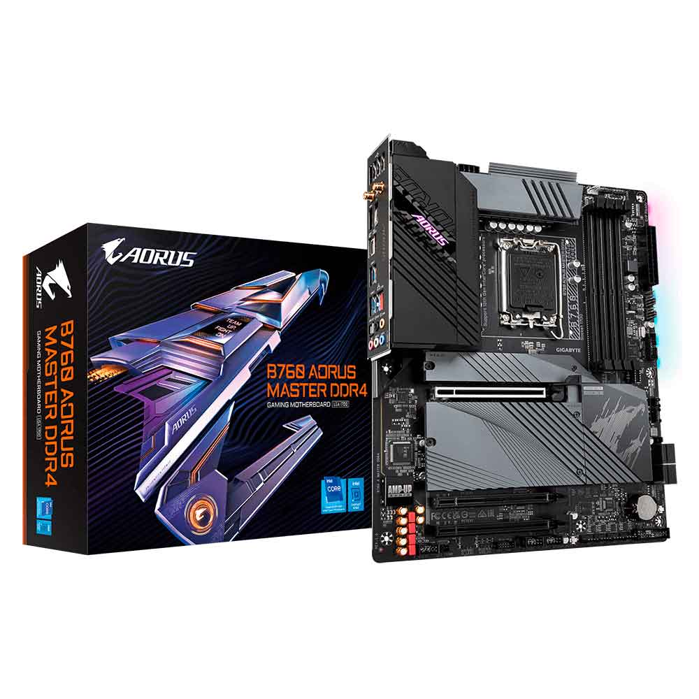 Imagem de PLACA MAE (INTEL) GIGABYTE B760 AORUS MASTER DDR4 LGA1700 12° E 13° GERACAO