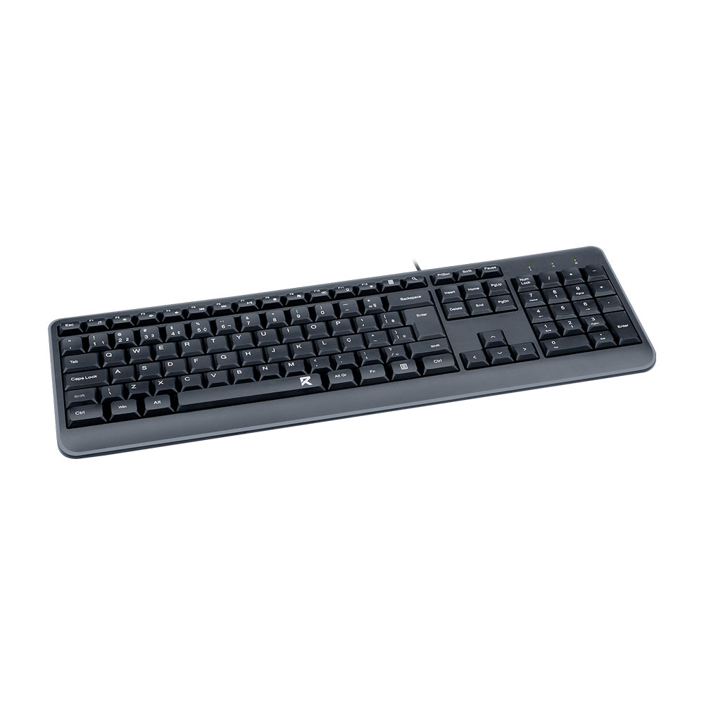 Imagem de TECLADO REDRAGON MEMBRANA OFFICE BK-7092 PT