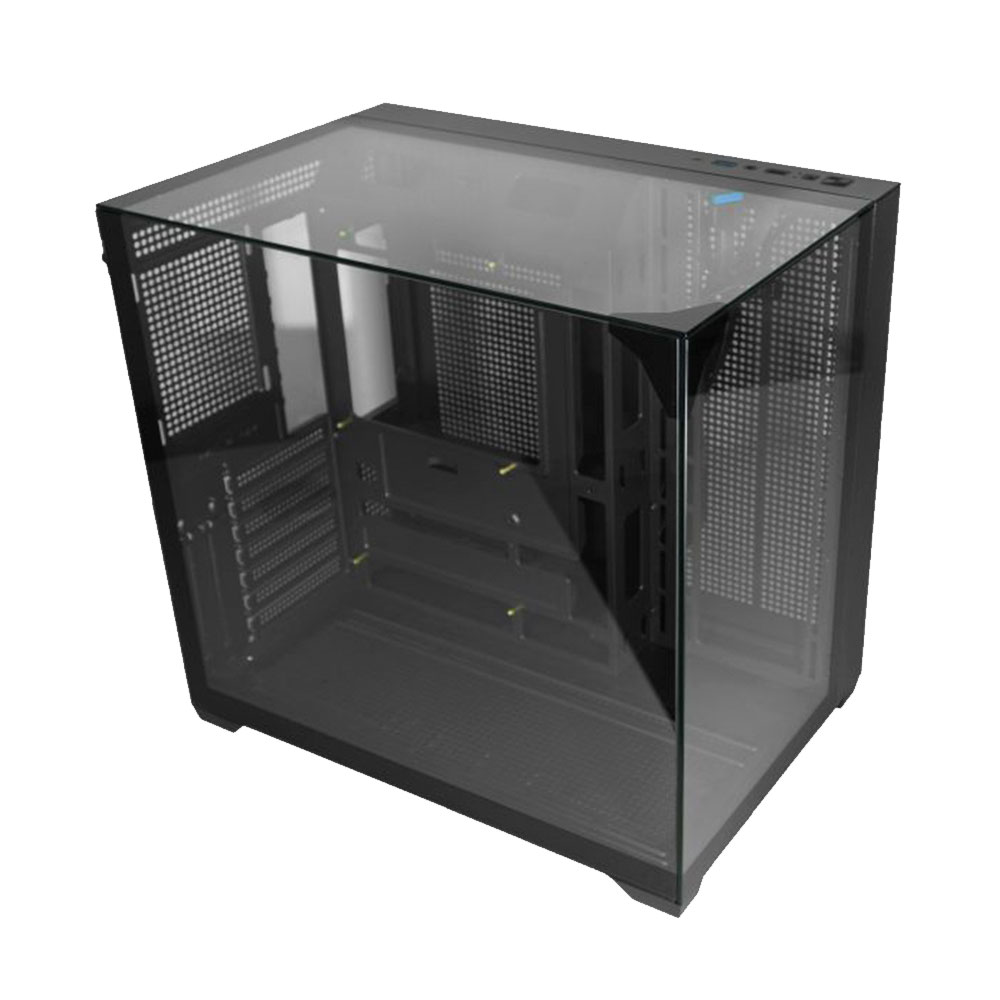 Imagem de GABINETE GAMER K-MEX AQUARIO CG-01FD MEGA SHARK PRETO ATX SEM FAN