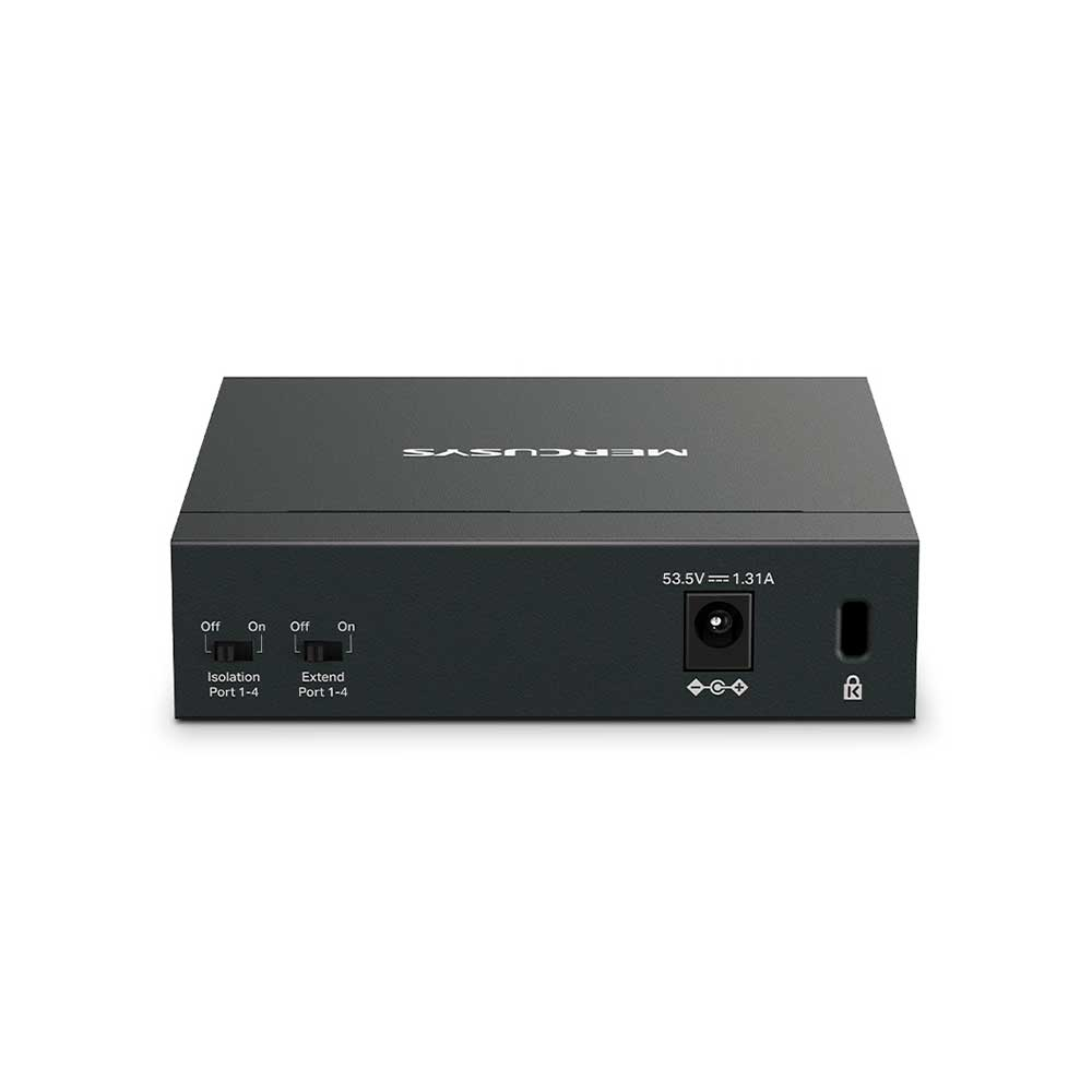Imagem de SWITCH 5 PORTAS GIGABIT DESKTOP COM 4 PORTAS POE MS105GP MERCUSYS