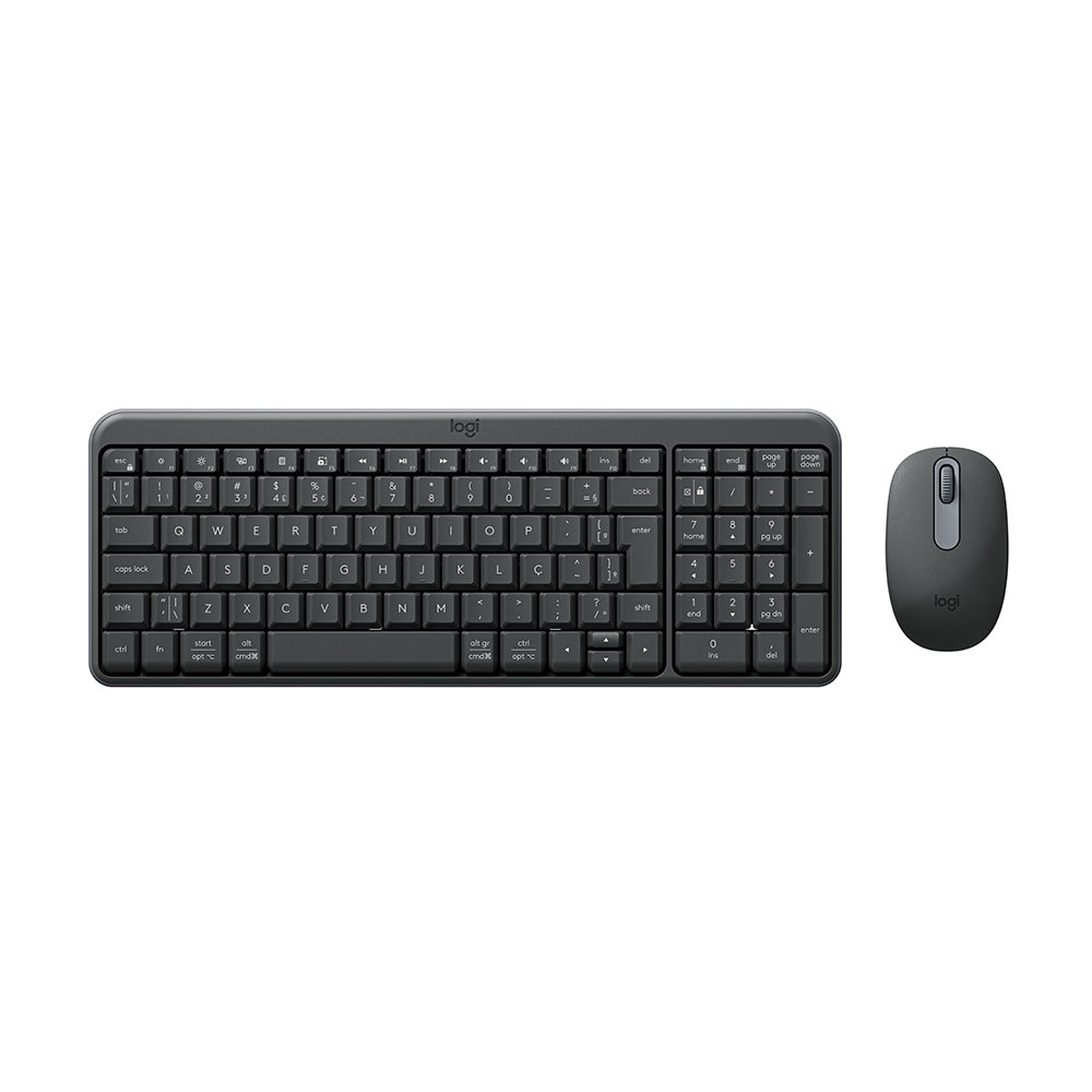 Imagem de KIT MOUSE E TECLADO LOGITECH MK250 GRAFITE BLUETOOTH/WIRELLES S/ FIO - 920-013516