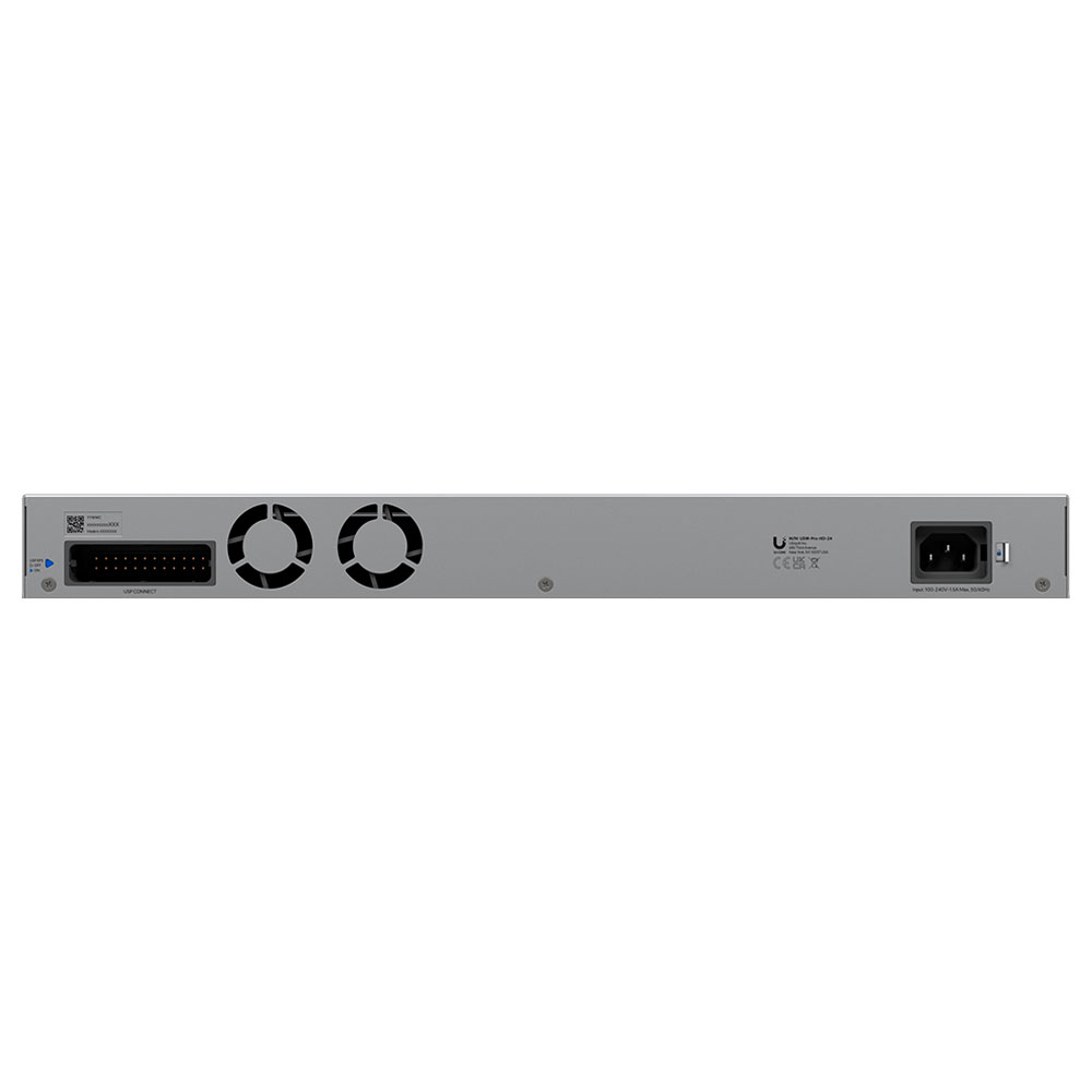 Imagem de SWITCH UBIQUITI GERENCIAVEL L3 24 PORTAS 2.5 GIGABIT + 04 SFP+ DE 10GB USW-PRO-HD-24 RACK