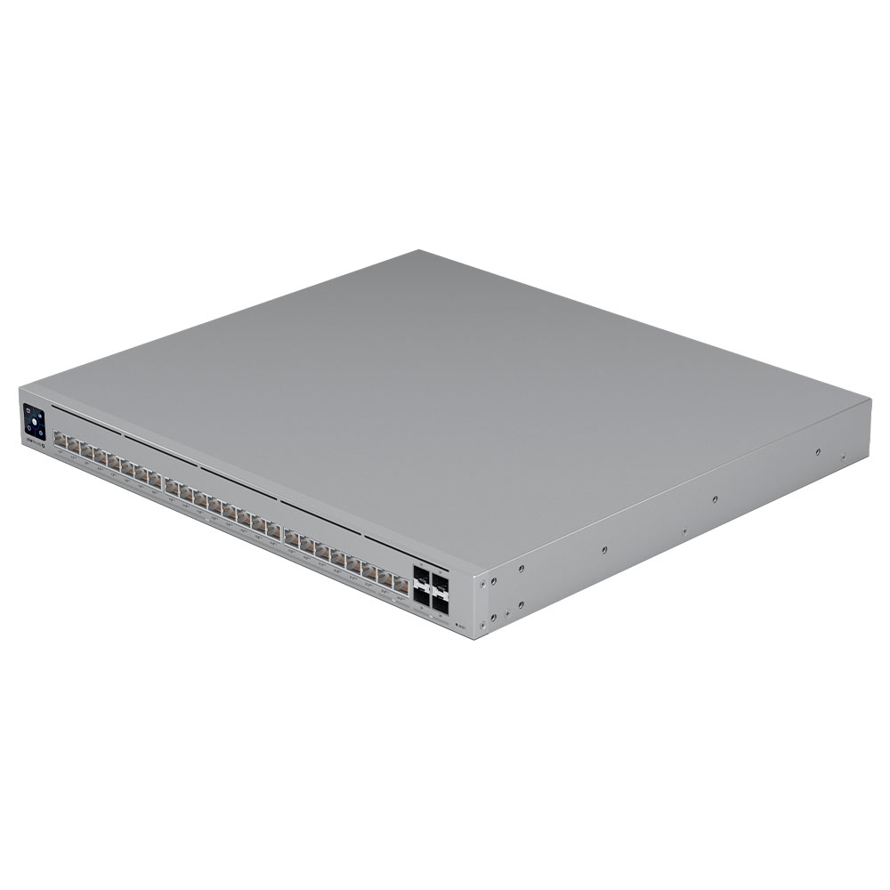 Imagem de SWITCH UBIQUITI GERENCIAVEL L3 24 PORTAS 2.5 GIGABIT + 04 SFP+ DE 10GB USW-PRO-HD-24-POE RACK